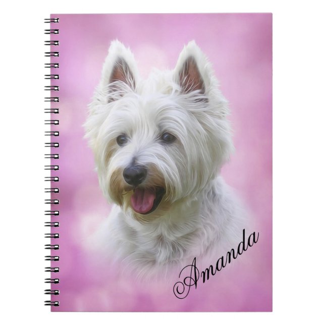Yorkie Anteckningsbok Med Spiral (Framsidan)