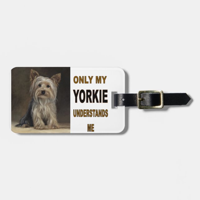 YORKIE BAGAGEBRICKA (Horisontell Framsida)