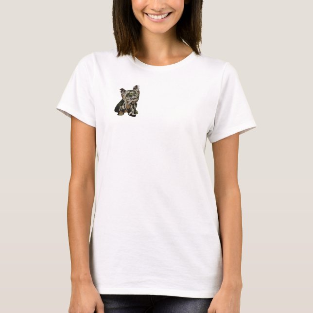 Yorkie Camo Tee (Framsida)