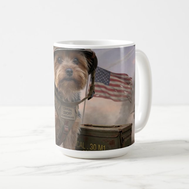 Yorkie Dog Edition | Special Forces Coffee Mug Kaffemugg (Framsida höger)