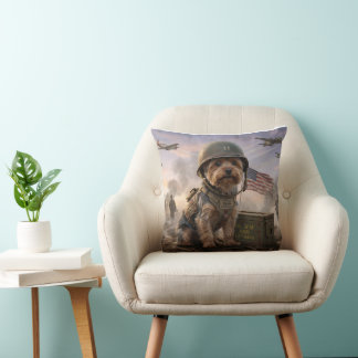 Yorkie Dog Edition | Special Forces Throw Pillow Kudde