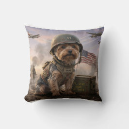 Yorkie Dog Edition | Special Forces Throw Pillow Kudde