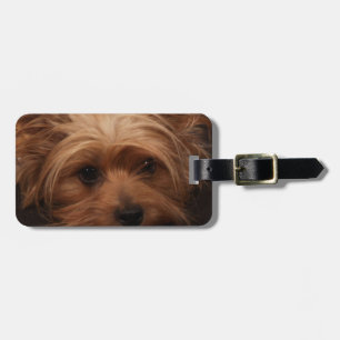 Yorkie eller Din Hund Bild Bagagebricka