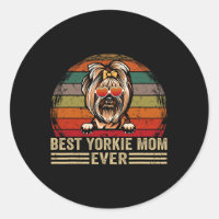 Yorkie Hund Älskare Roligt Vintage Mamma Best York