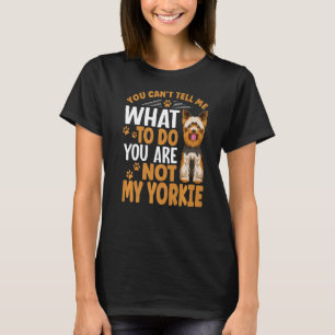 Yorkie Hund Apparel för Yorkshire Terrier 2 T Shirt