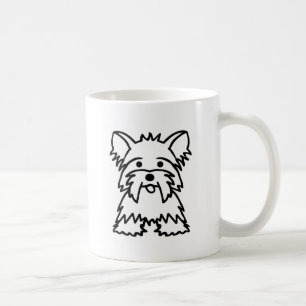 Yorkie hundmugg kaffemugg