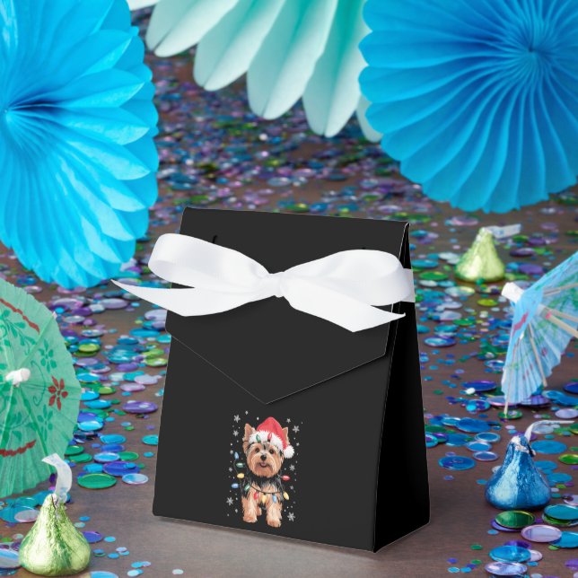 Yorkie jul Hund Long Julafton Gift Presentaskar (Part)