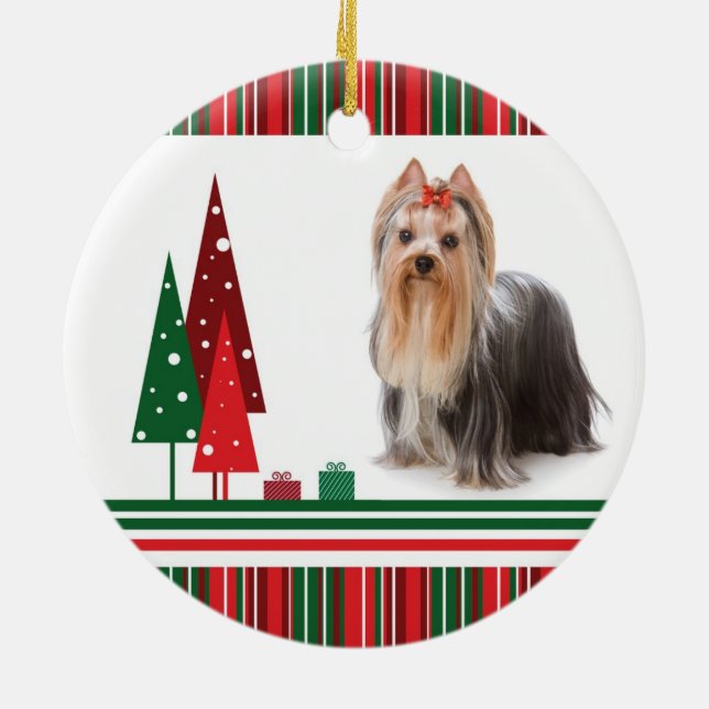 Yorkie jul Ornament (Baksidan)