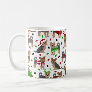 Yorkie jul Yorkshire Terrier Hund Kaffemugg