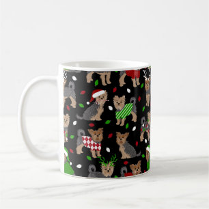 Yorkie jul Yorkshire Terrier Hund Kaffemugg