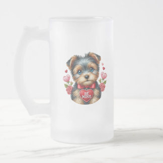 Yorkie Kärlek Beer Mugg Adsible Valentines Day Gif