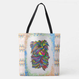 Yorkie Kärlek BG Tote Bag Tygkasse