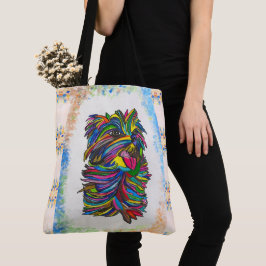 Yorkie Kärlek BG Tote Bag Tygkasse
