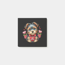 Yorkie Kärlek Post-it Notes - Alla hjärtans språk Block