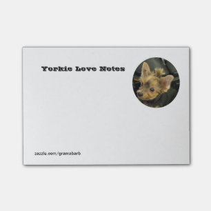 Yorkie kärlek som Posta-det noterar Post-it Block