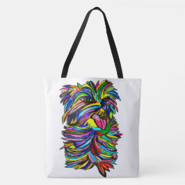 Yorkie Kärlek Tote Bag Tygkasse