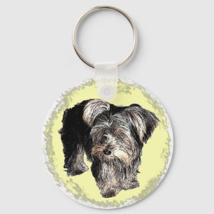 Yorkie Keychain Nyckelring