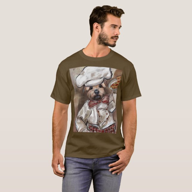 Yorkie Kock T Shirt (Hel framsida)