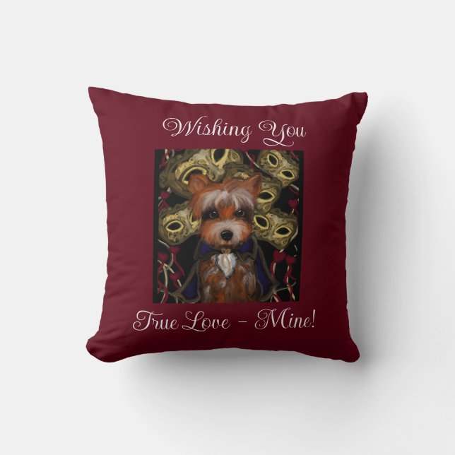 Yorkie   kudde (Framsida)