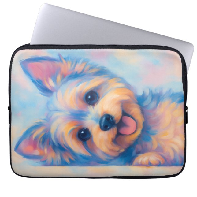 Yorkie Laptop sleeve (Framsidan)