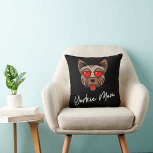 Yorkie Mamma 3 16 x 16 Kudde