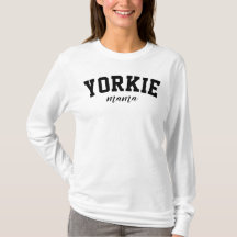 Yorkie Mamma Cute Yorkshire Terrier Hund College