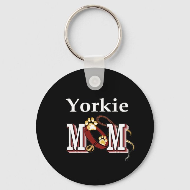 Yorkie Mamma Gifts Nyckelring (Framsida)