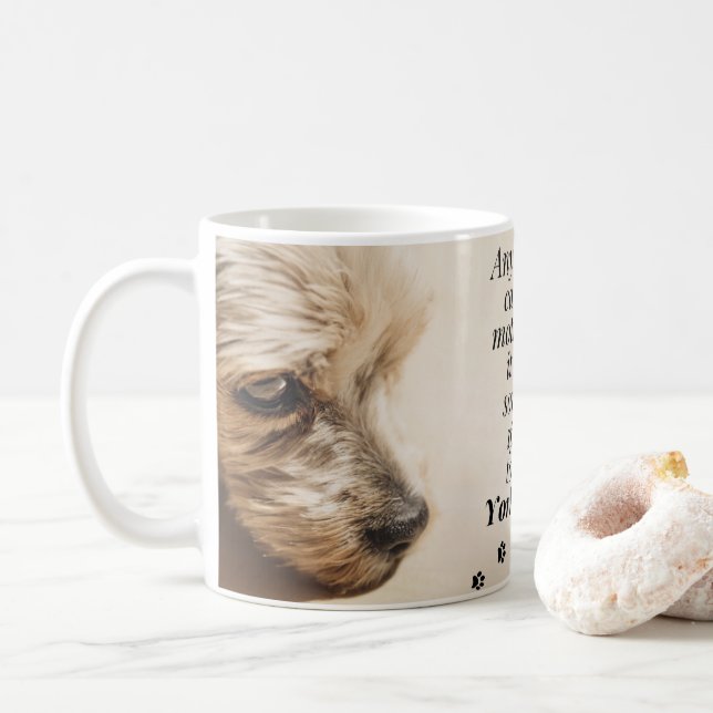 Yorkie Mamma Kaffekopp | Yorkshire Terrier Present (Med munk)