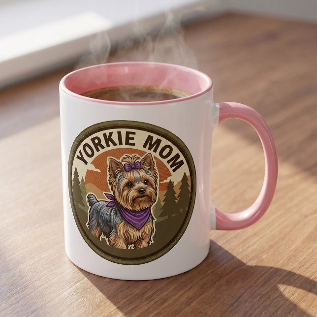 Yorkie Mamma Kaffemugg | Yorkshire Terrier Mamma P (Skapare uppladdad)