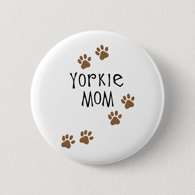 Yorkie mamma knapp (Framsida)