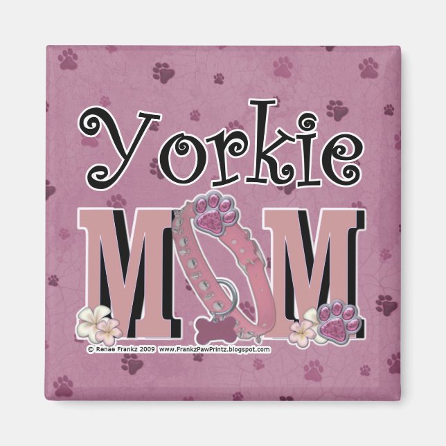 Yorkie MAMMA Magnet (Framsidan)