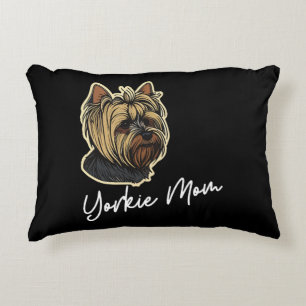Yorkie Mamma Prydnadskudde
