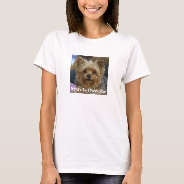 Yorkie Mamma T-shirt (Framsida)