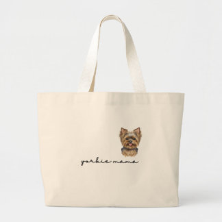 Yorkie Mamma Tote Bag Jumbo Tygkasse