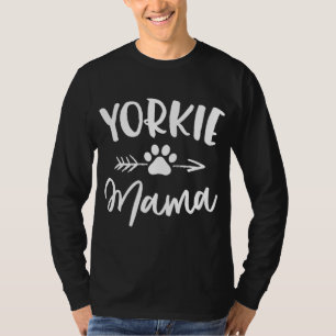 Yorkie Mamma Yorkie Älskare Owner Gifts Yorkie Hun T Shirt