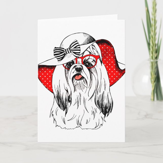 Yorkie Mode Shoot Kort (Framsida)