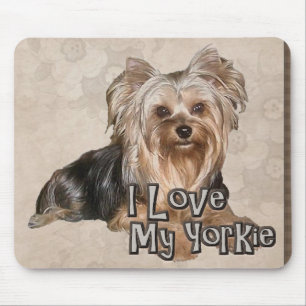 Yorkie Mouse Pad med hög kvalitet Musmatta