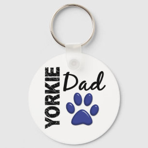 Yorkie pappa 2 nyckelring