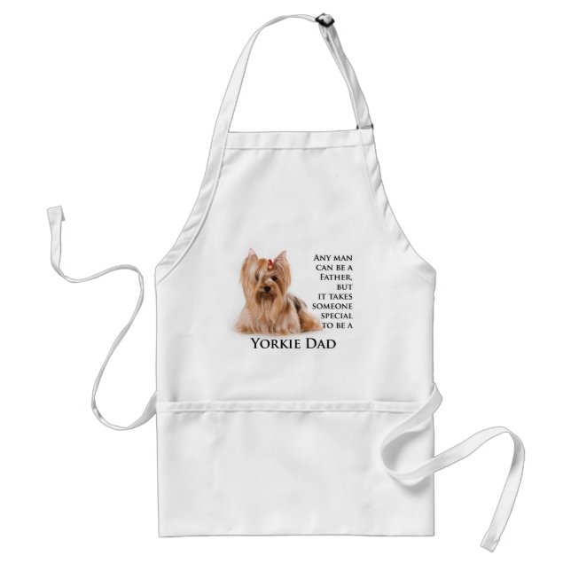 Yorkie Pappa Apron Förkläde (Framsidan)