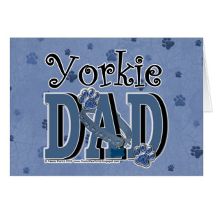 Yorkie PAPPA Hälsningskort