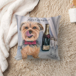 Yorkie Pillow Kudde