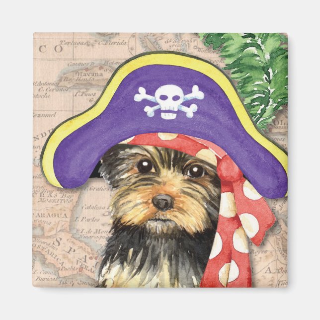 Yorkie Pirat Magnet (Framsidan)