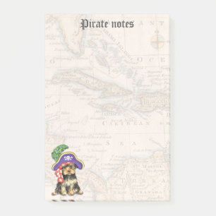 Yorkie pirat post-it block
