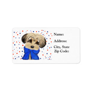Yorkie Poo Adressetikett