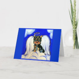 Yorkie Poo Ängel Kort