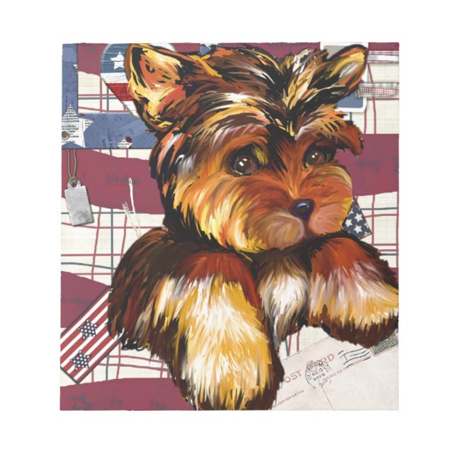 YORKIE POO ANTECKNINGSBLOCK (Framsida)