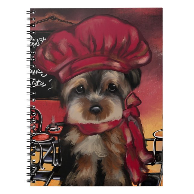 YORKIE POO  ANTECKNINGSBOK (Framsidan)