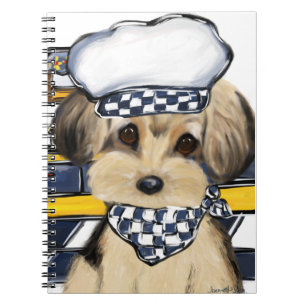 YORKIE POO ANTECKNINGSBOK
