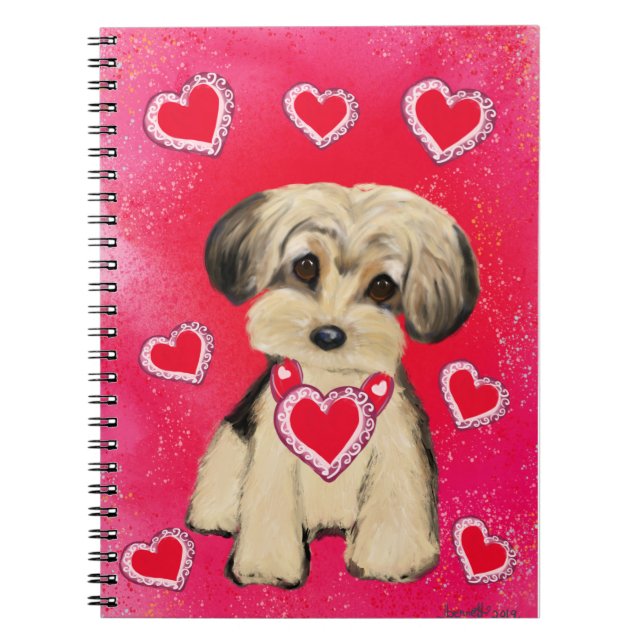 YORKIE POO ANTECKNINGSBOK (Framsidan)