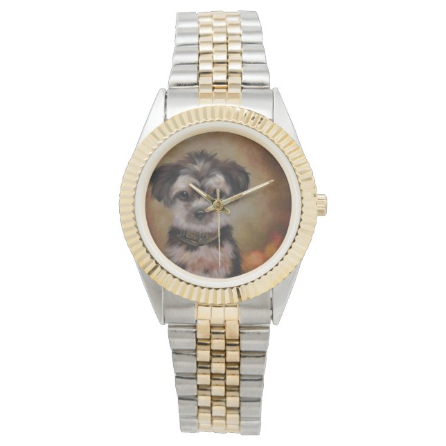 Yorkie Poo Armbandsur (Framsida)
